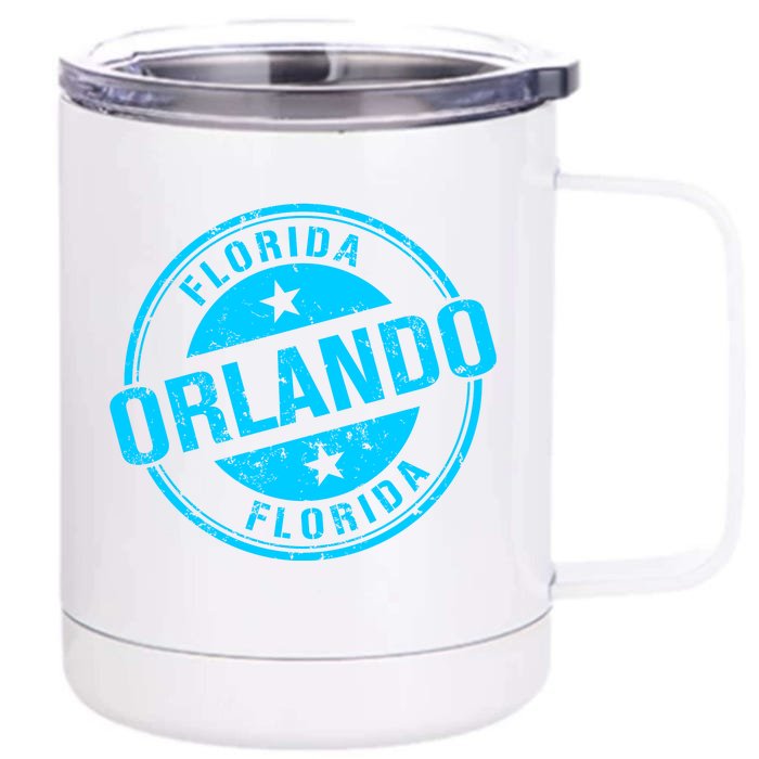 Orlando Stamp Front & Back 12oz Stainless Steel Tumbler Cup