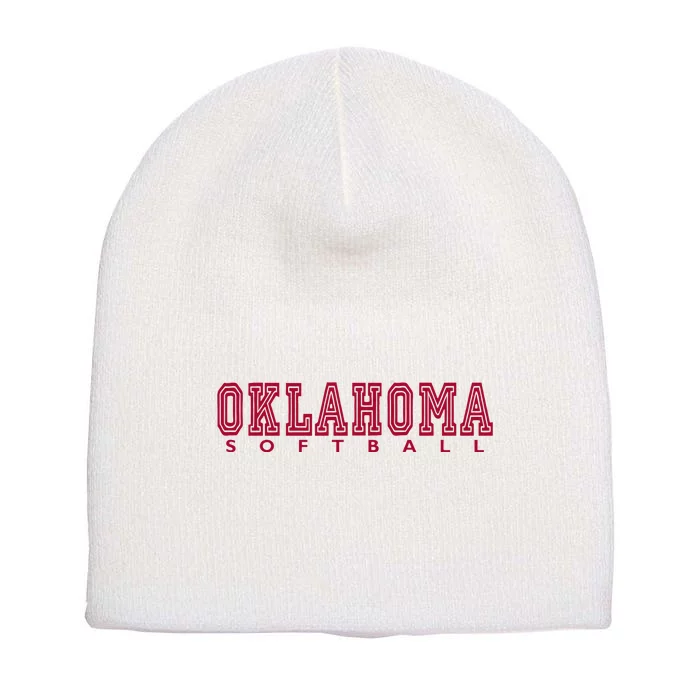 Oklahoma Softball Short Acrylic Beanie