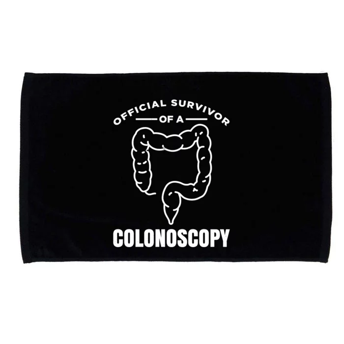 Offical Survivor Of A Colonoscopy Colon Cancer Awareness Meaningful Gift Microfiber Hand Towel