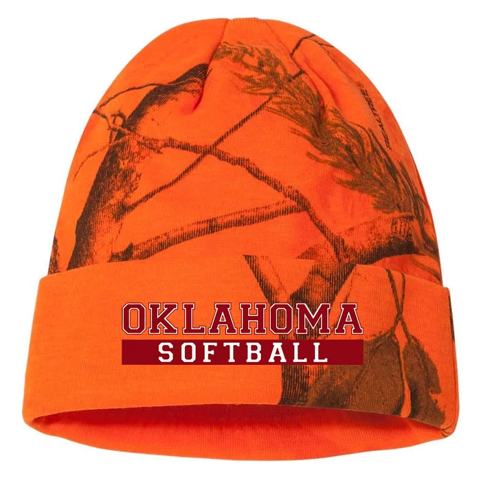 Oklahoma Softball Kati - 12in Camo Beanie