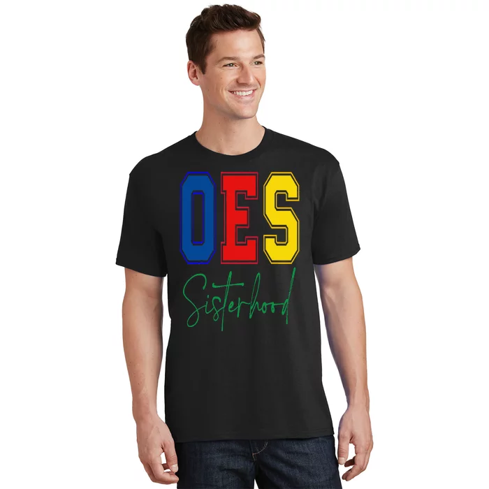 OES Sisterhood Order of the Eastern Star Colors Christmas T-Shirt