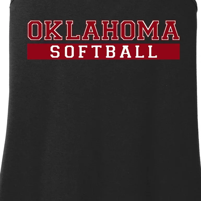 Oklahoma Softball Ladies Essential Tank