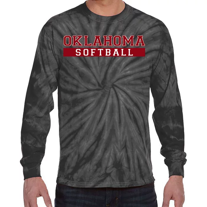 Oklahoma Softball Tie-Dye Long Sleeve Shirt