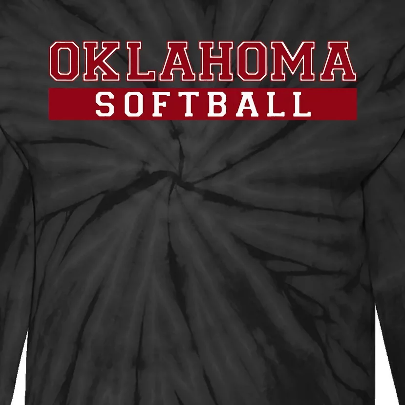 Oklahoma Softball Tie-Dye Long Sleeve Shirt