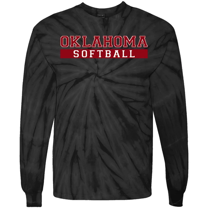 Oklahoma Softball Tie-Dye Long Sleeve Shirt