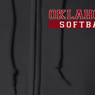 Oklahoma Softball Full Zip Hoodie