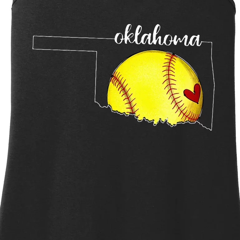 Oklahoma Softball Ladies Essential Tank