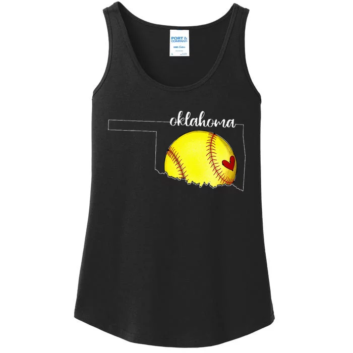 Oklahoma Softball Ladies Essential Tank