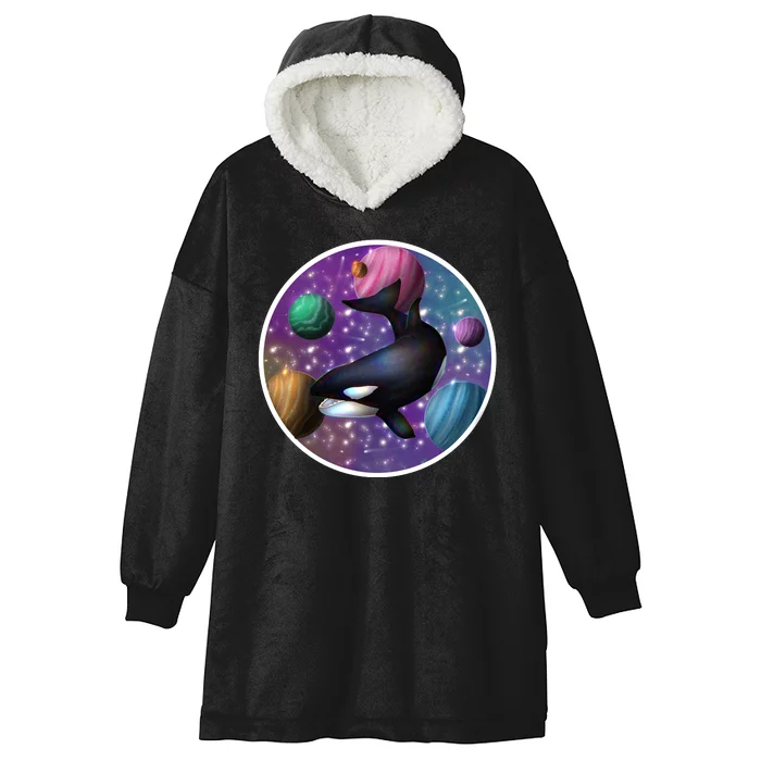 Orca Space Hooded Wearable Blanket