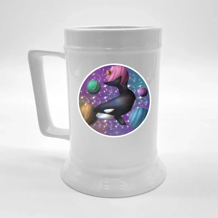 Orca Space Front & Back Beer Stein