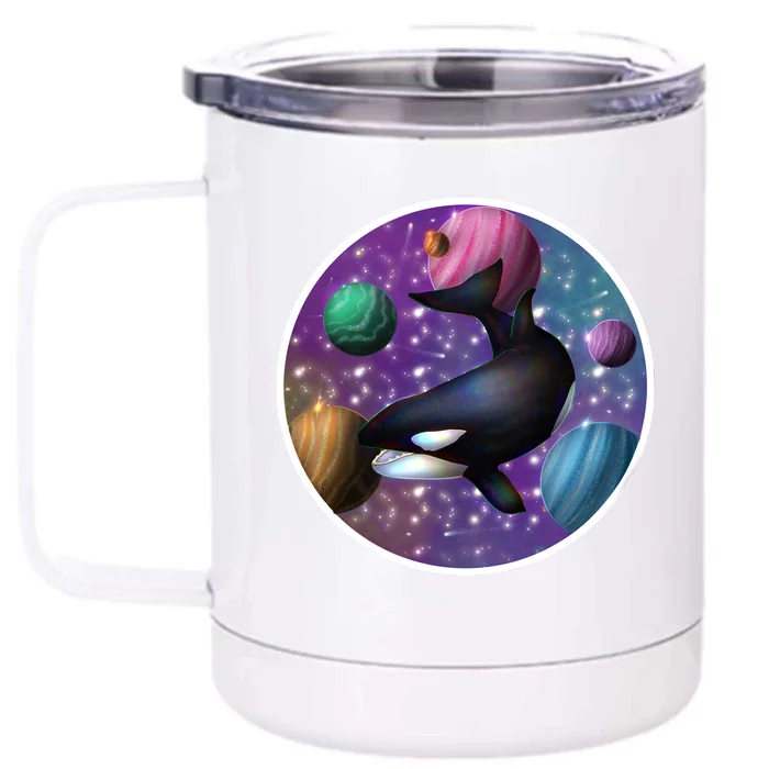 Orca Space Front & Back 12oz Stainless Steel Tumbler Cup