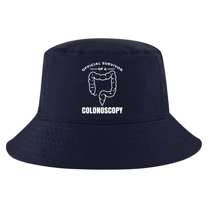 Offical Survivor Of A Colonoscopy Colon Cancer Awareness Gift Cool Comfort Performance Bucket Hat