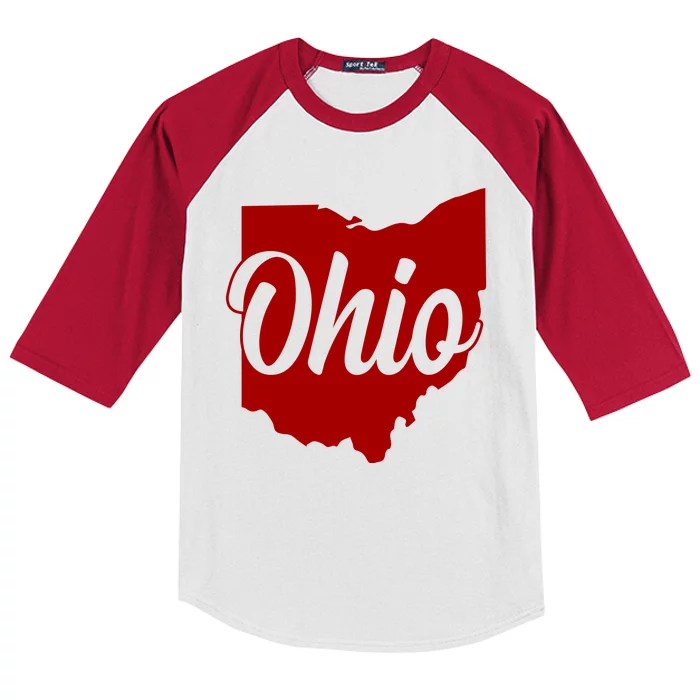 Ohio State Kids Colorblock Raglan Jersey