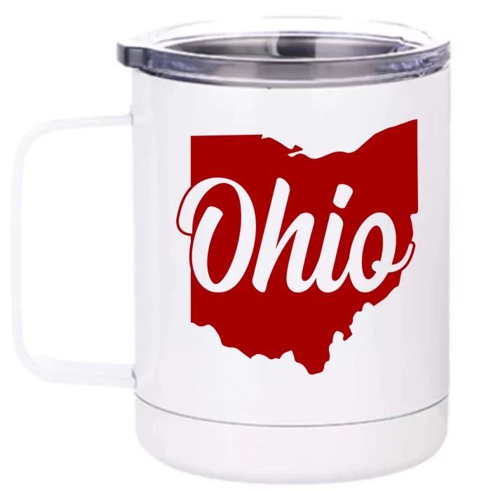 Ohio State Front & Back 12oz Stainless Steel Tumbler Cup