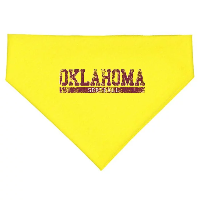 Oklahoma Softball USA-Made Doggie Bandana