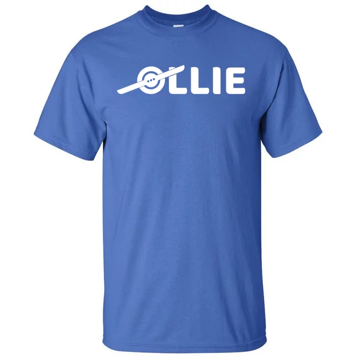 Ollie Skateboard One Wheel Electric Owner Skateboarding Gift Tall T-Shirt