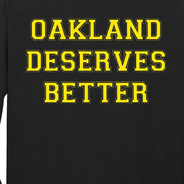 Oakland Sell Tall Long Sleeve T-Shirt