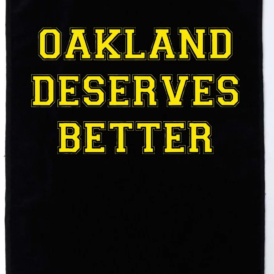 Oakland Sell Platinum Collection Golf Towel