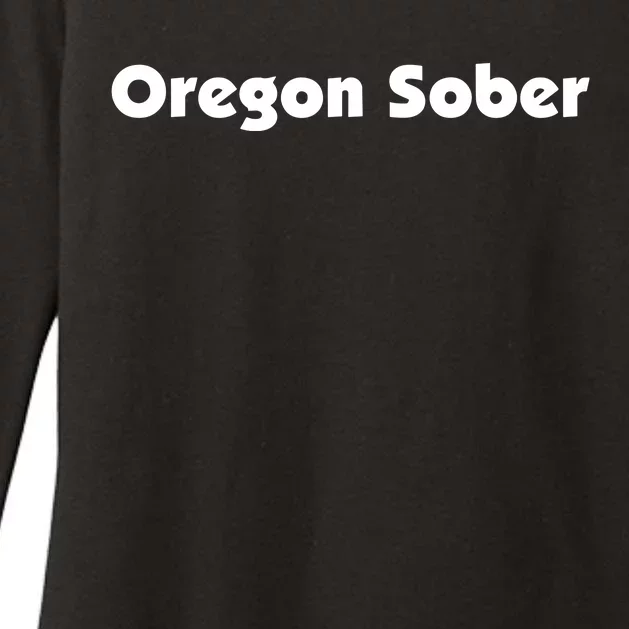 Oregon Sober Womens CVC Long Sleeve Shirt