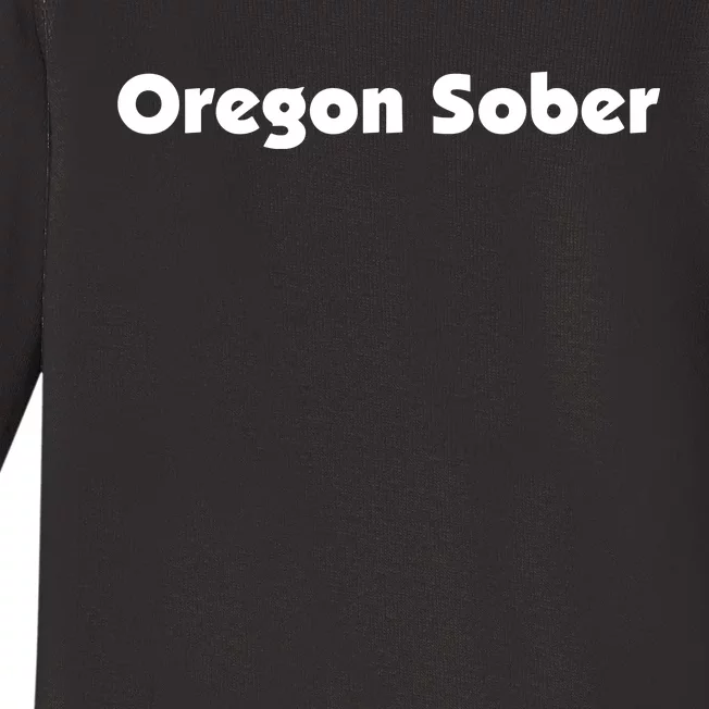 Oregon Sober Baby Long Sleeve Bodysuit