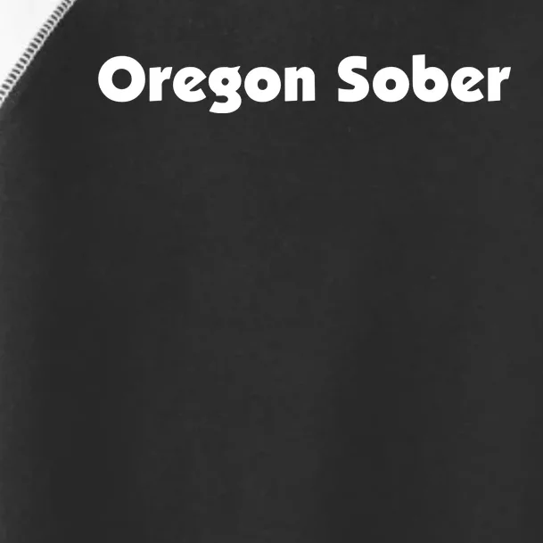 Oregon Sober Toddler Fine Jersey T-Shirt