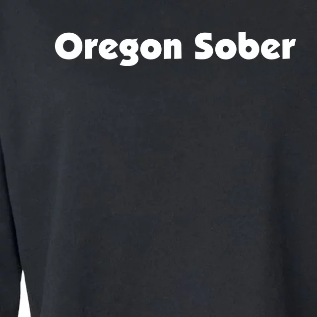 Oregon Sober Cropped Pullover Crew