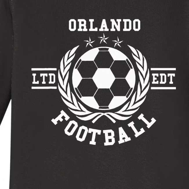 Orlando Soccer Baby Long Sleeve Bodysuit