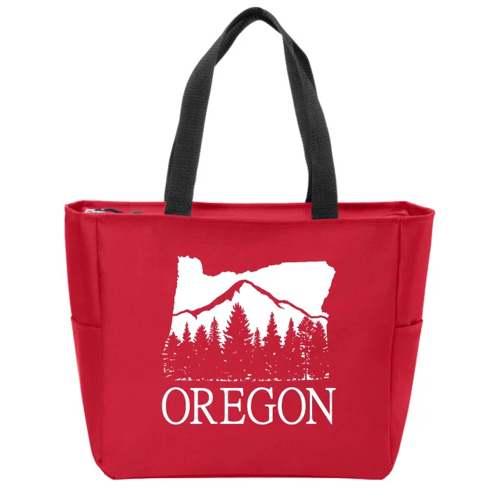 Oregon State Zip Tote Bag