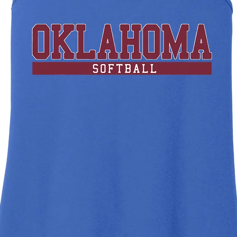 Oklahoma Softball Ladies Essential Tank