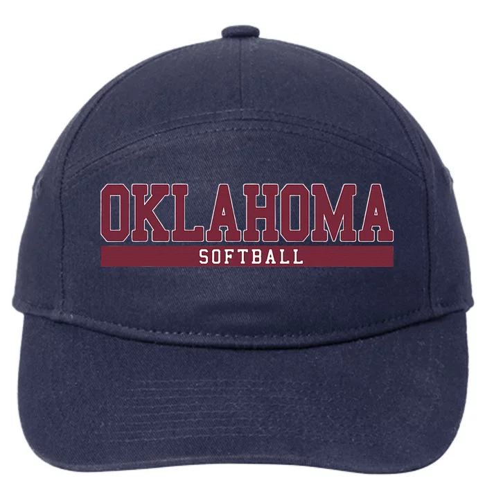 Oklahoma Softball 7-Panel Snapback Hat