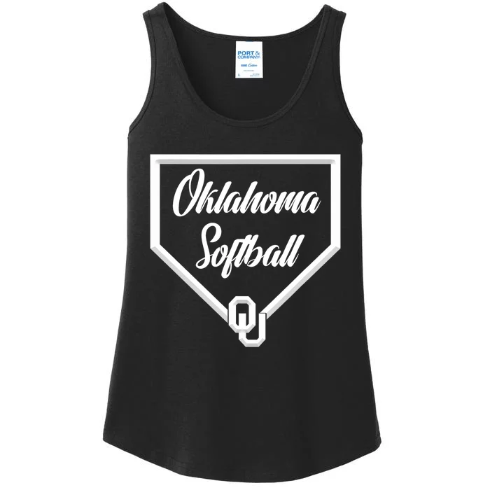 Oklahoma Softball Ladies Essential Tank