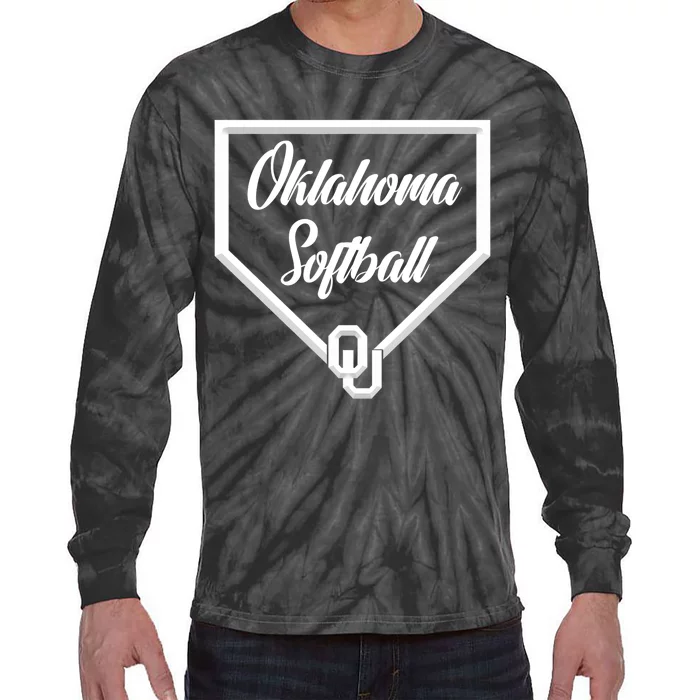 Oklahoma Softball Tie-Dye Long Sleeve Shirt