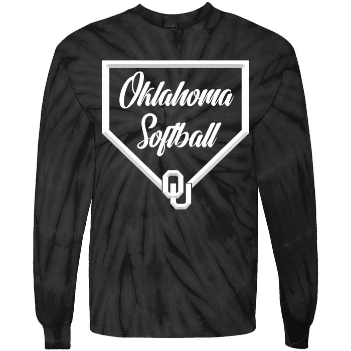 Oklahoma Softball Tie-Dye Long Sleeve Shirt