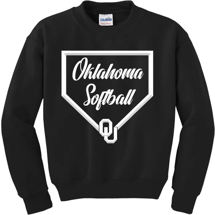 Oklahoma Softball Kids Sweatshirt