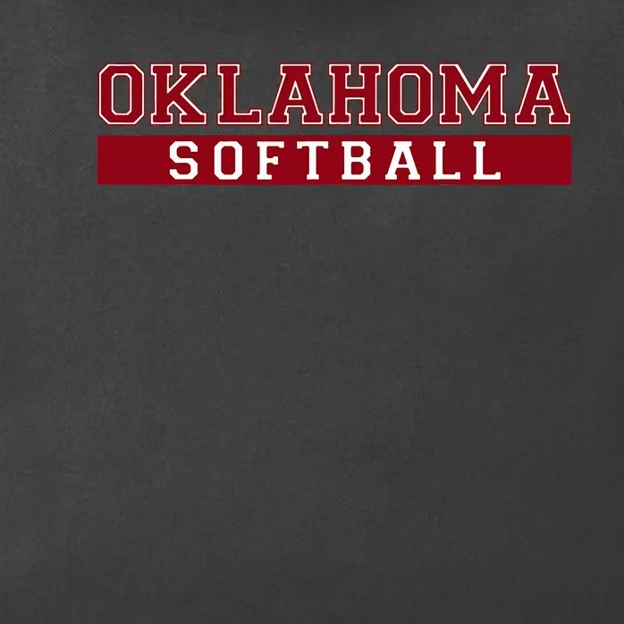 Oklahoma Softball Zip Tote Bag