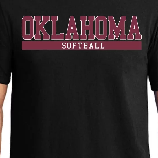 Oklahoma Softball Pajama Set