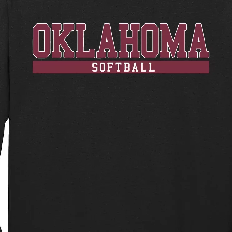 Oklahoma Softball Tall Long Sleeve T-Shirt