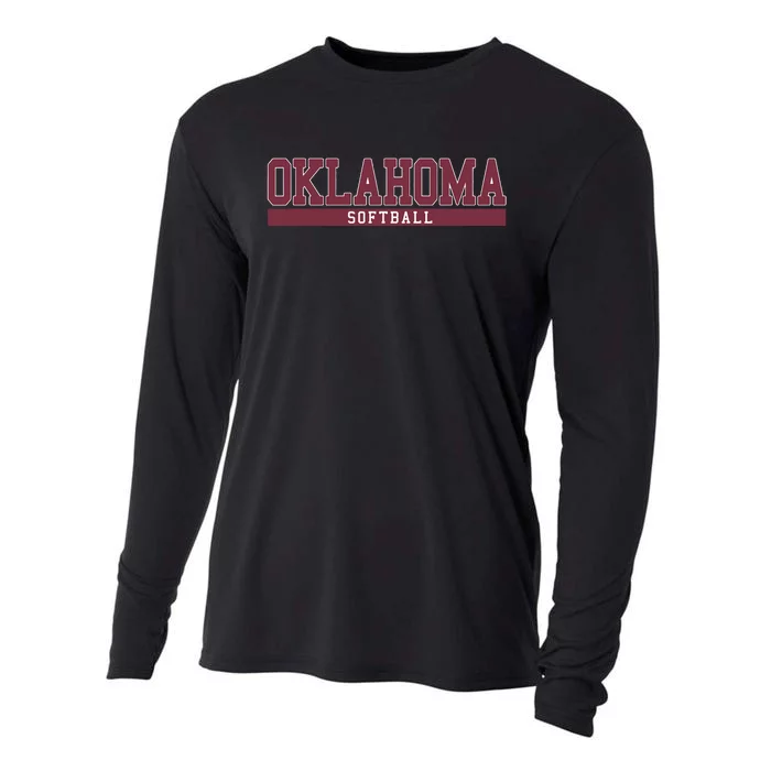 Oklahoma Softball Cooling Performance Long Sleeve Crew