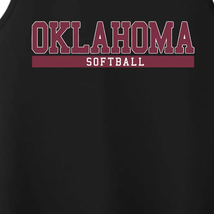 Oklahoma Softball Performance Tank