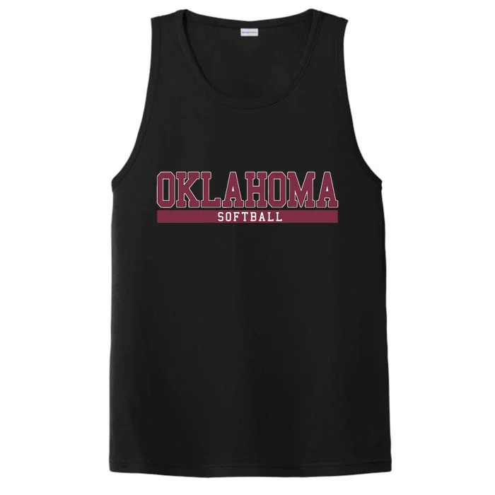 Oklahoma Softball Performance Tank