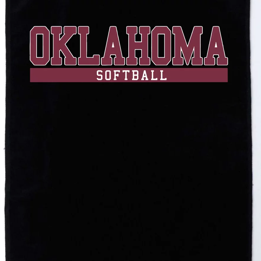 Oklahoma Softball Platinum Collection Golf Towel