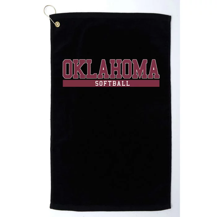 Oklahoma Softball Platinum Collection Golf Towel