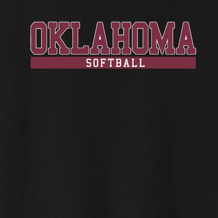 Oklahoma Softball Women's Crop Top Tee