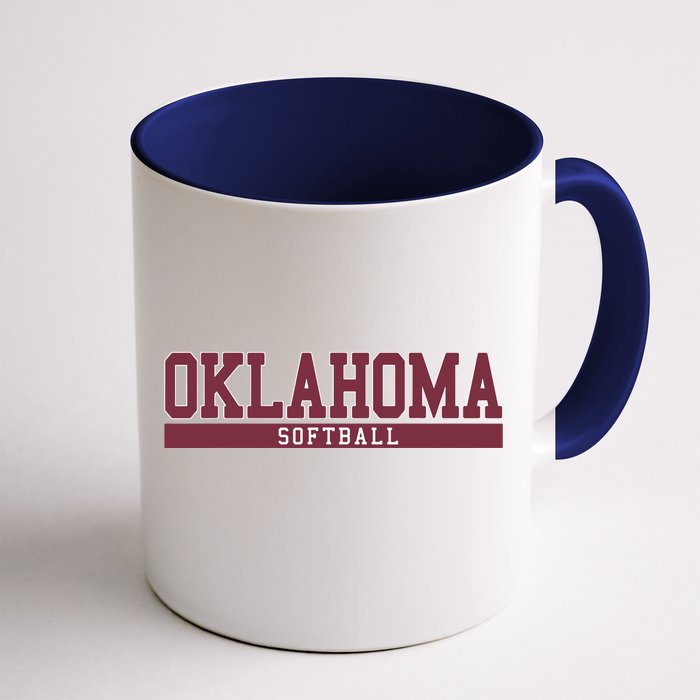 Oklahoma Softball Front & Back Coffee Mug