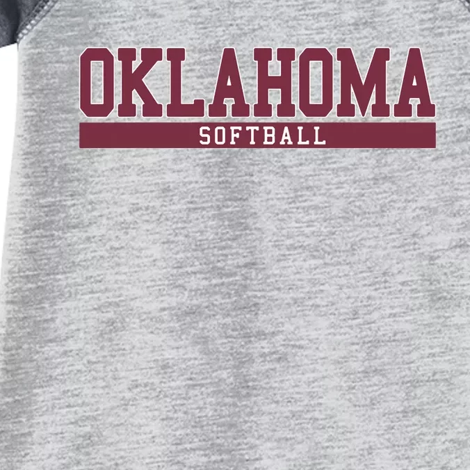 Oklahoma Softball Infant Baby Jersey Bodysuit