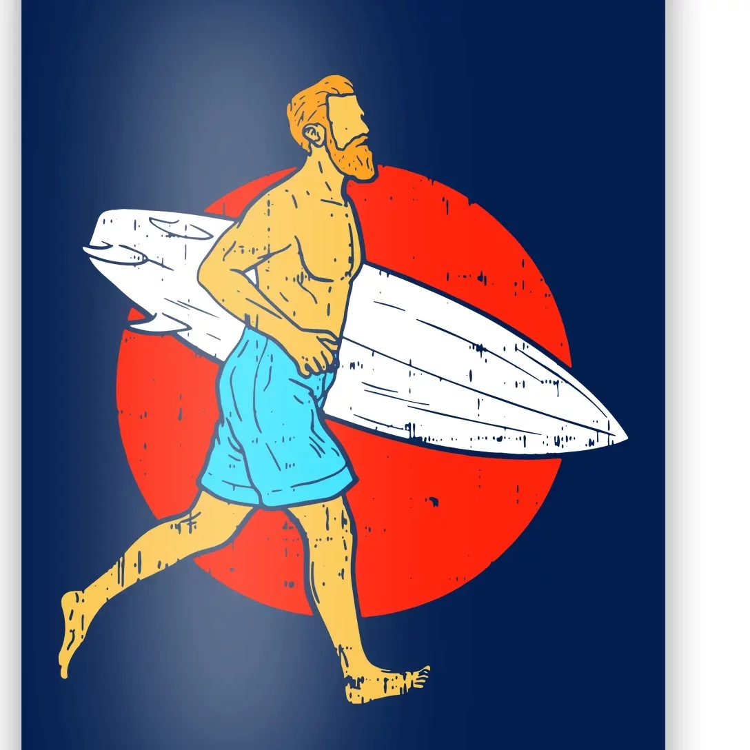 Ocean Surfing Poster