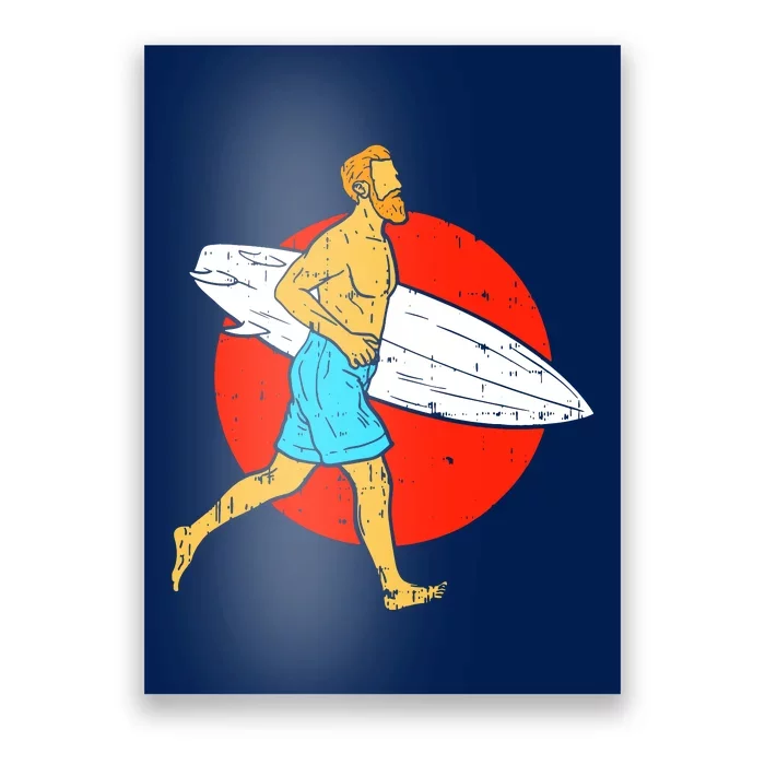 Ocean Surfing Poster