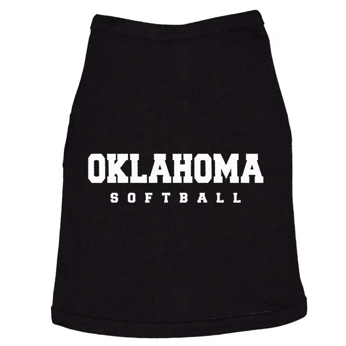 Oklahoma Softball Doggie Tank