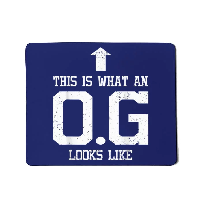 OG Shirt Original Gangster Tshirt Gift For Dad Grandpa Uncle Mousepad