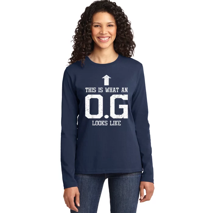 OG Shirt Original Gangster Tshirt Gift For Dad Grandpa Uncle Ladies Long Sleeve Shirt